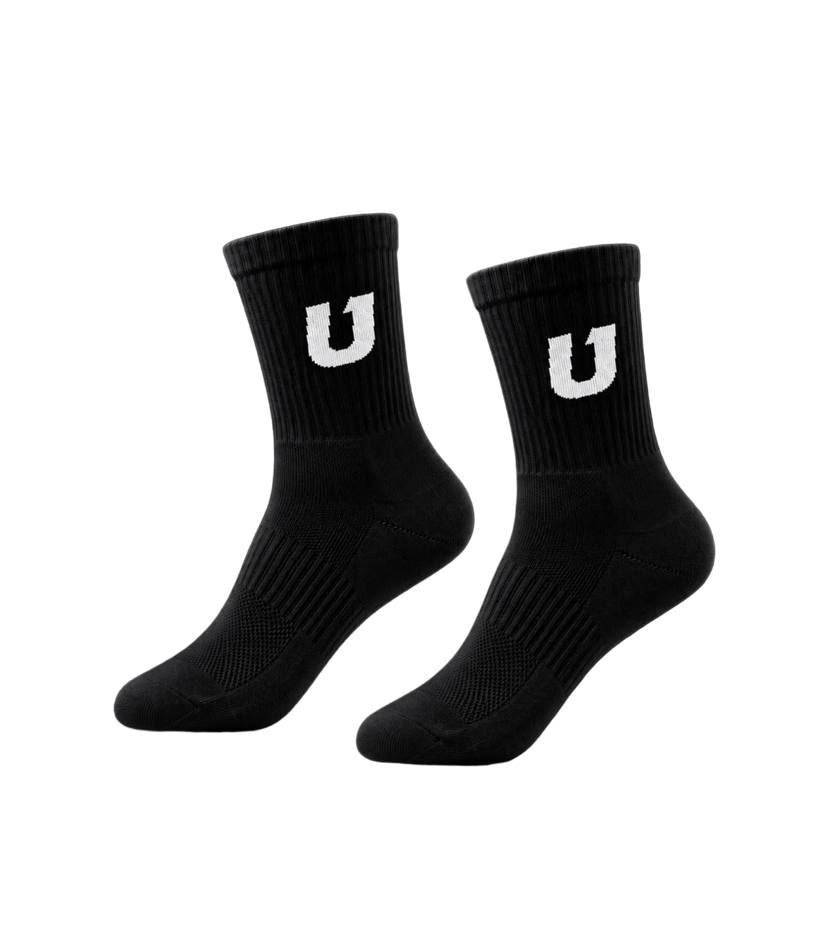 Wave Socks Pair (Black)