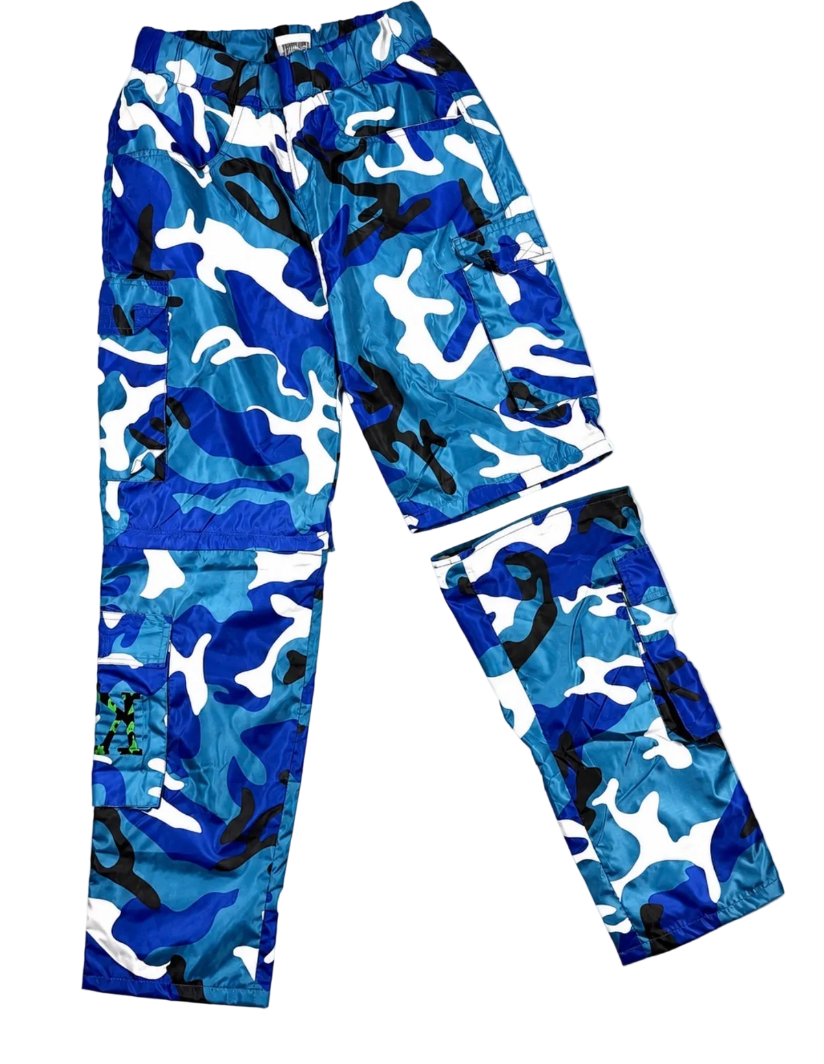 UK Nylon Converts Pants/Shorts (Blue Camo)
