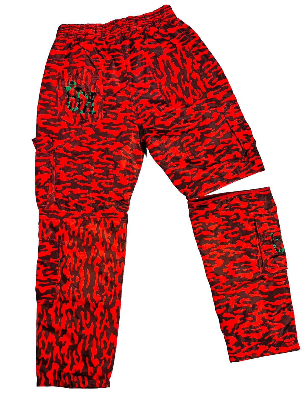 UK Nylon Convert Pants/Shorts (Red Camo)
