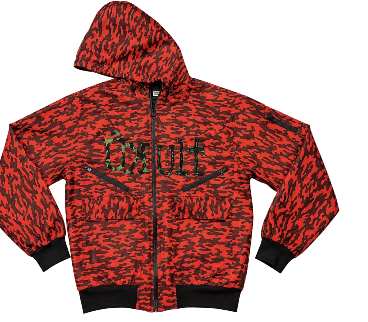 UK Nylon Jacket (Red Camo)