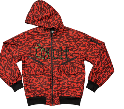 UK Nylon Jacket (Red Camo)