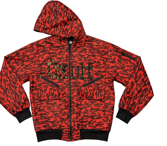 UK Nylon Jacket (Red Camo)