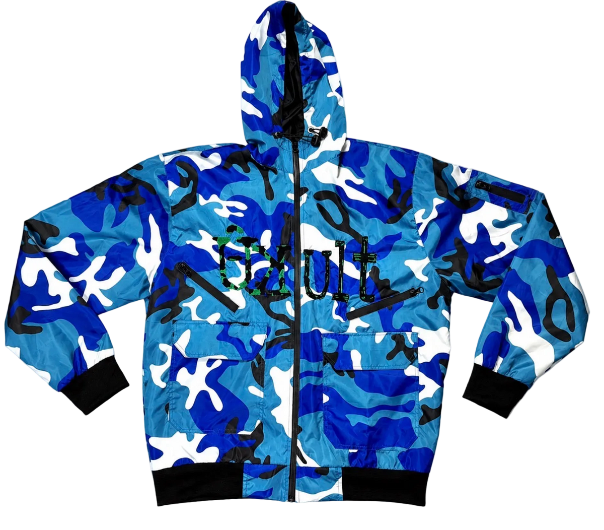 UK Nylon Jacket (Blue Camo)