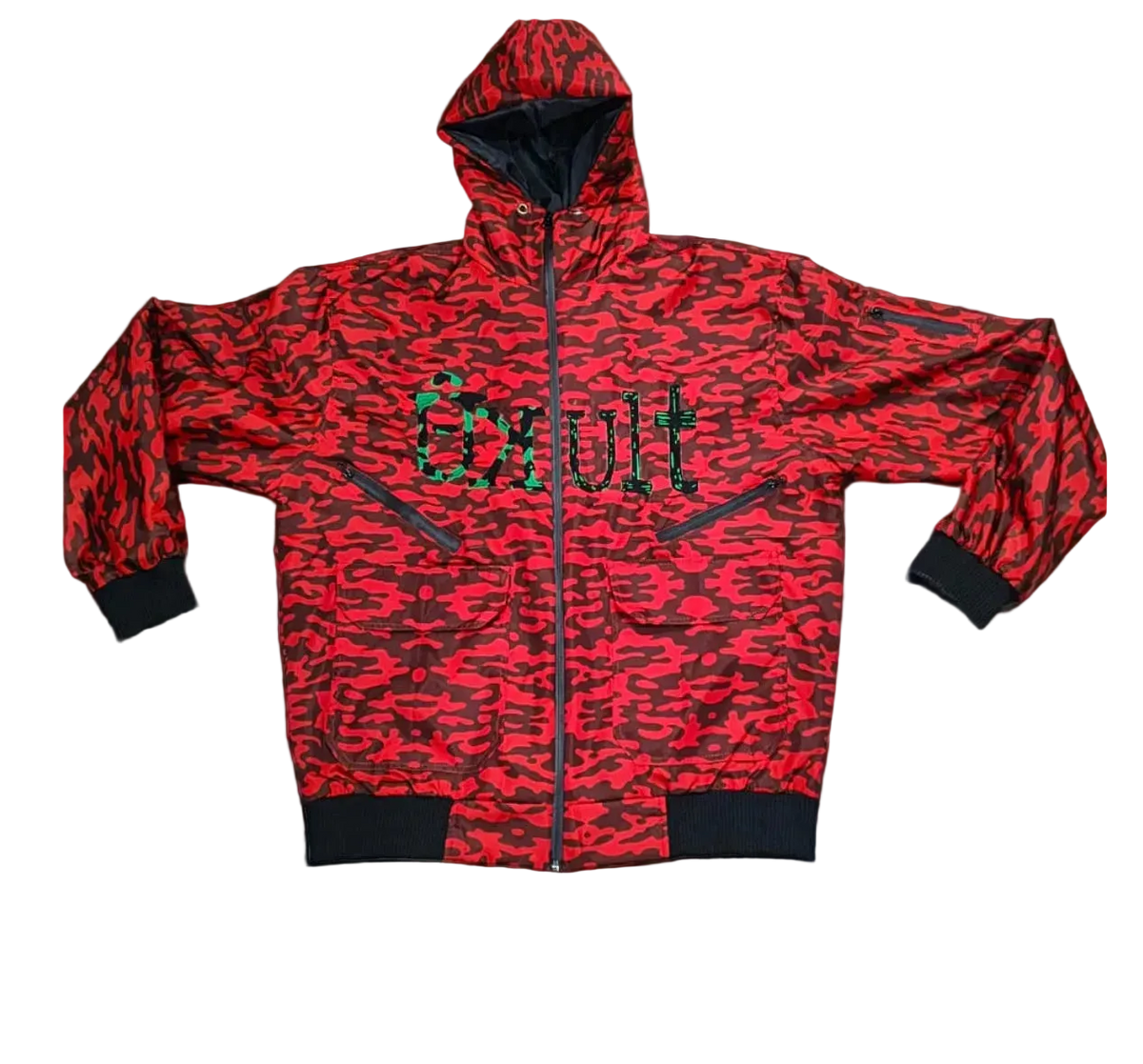 UK Nylon Jacket (Red Camo)