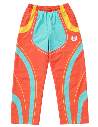 Wave Jacket/Pants Set (Orange Teal)