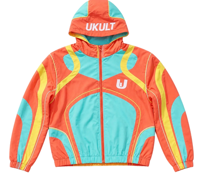 Wave Jacket/Pants Set (Orange Teal)