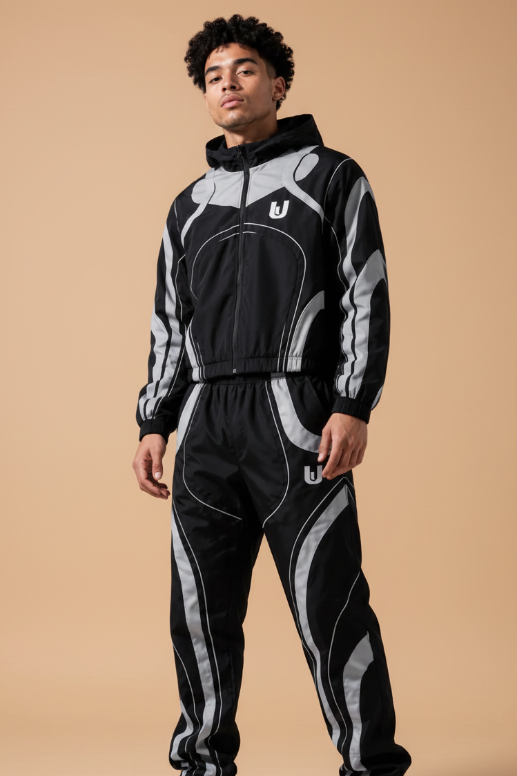 Wave Jacket/Pants Set (Black)