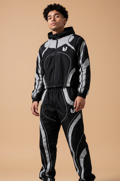 Wave Jacket/Pants Set (Black)