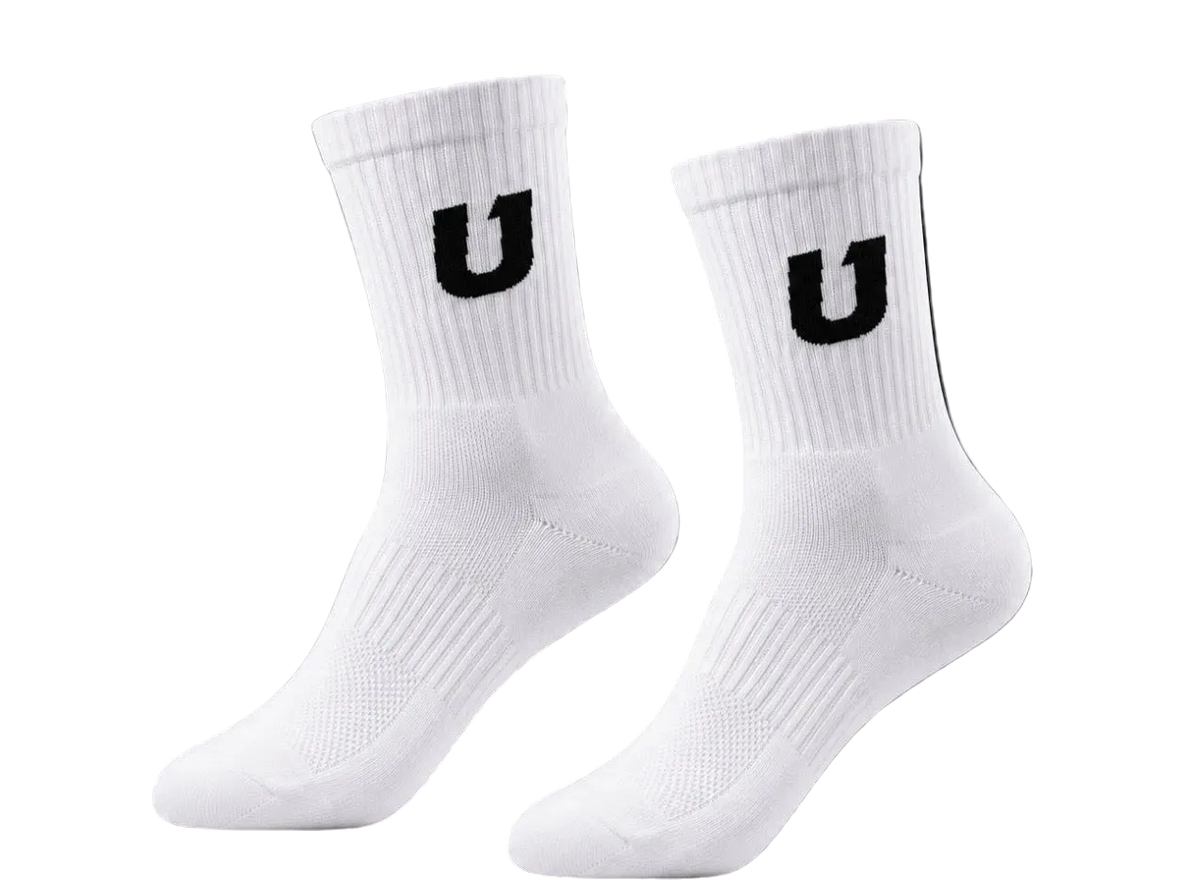 Wave Socks Pair (White)
