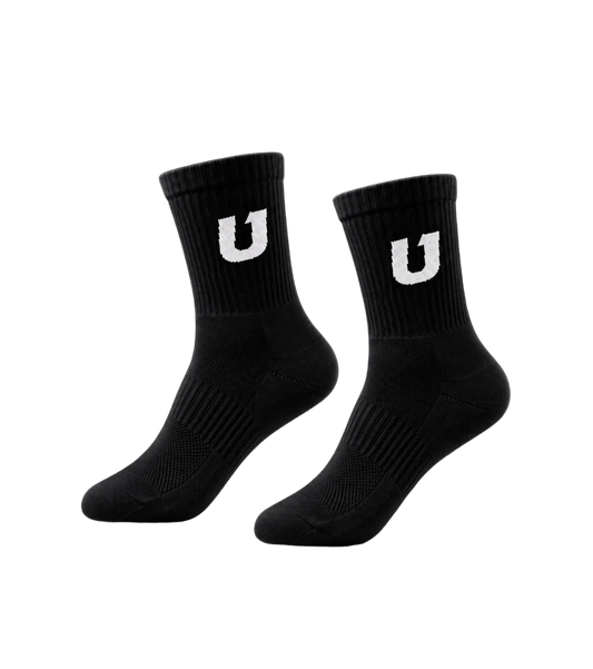 Wave Socks Pair (Black)
