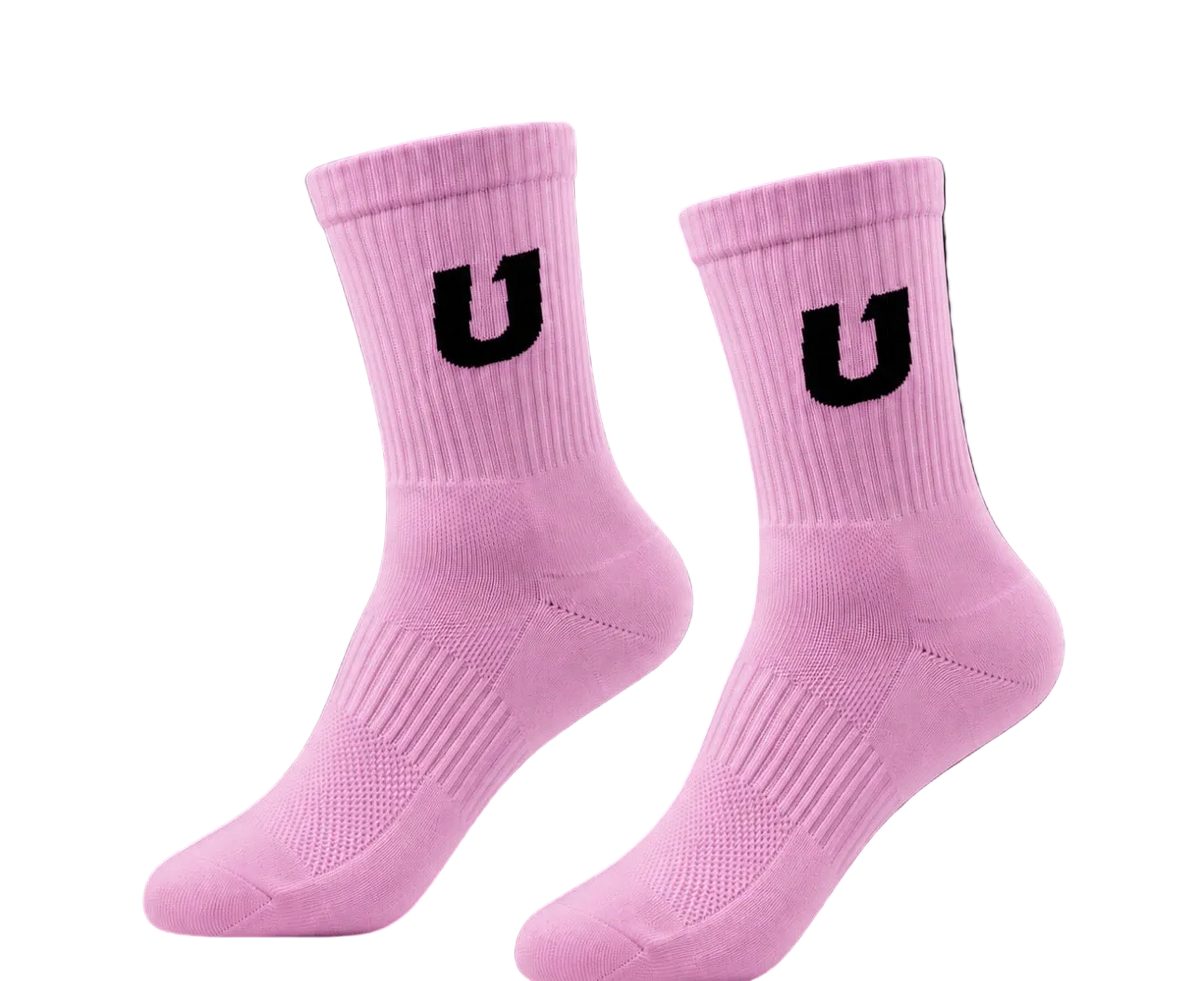 Wave Socks Pair (Pink)