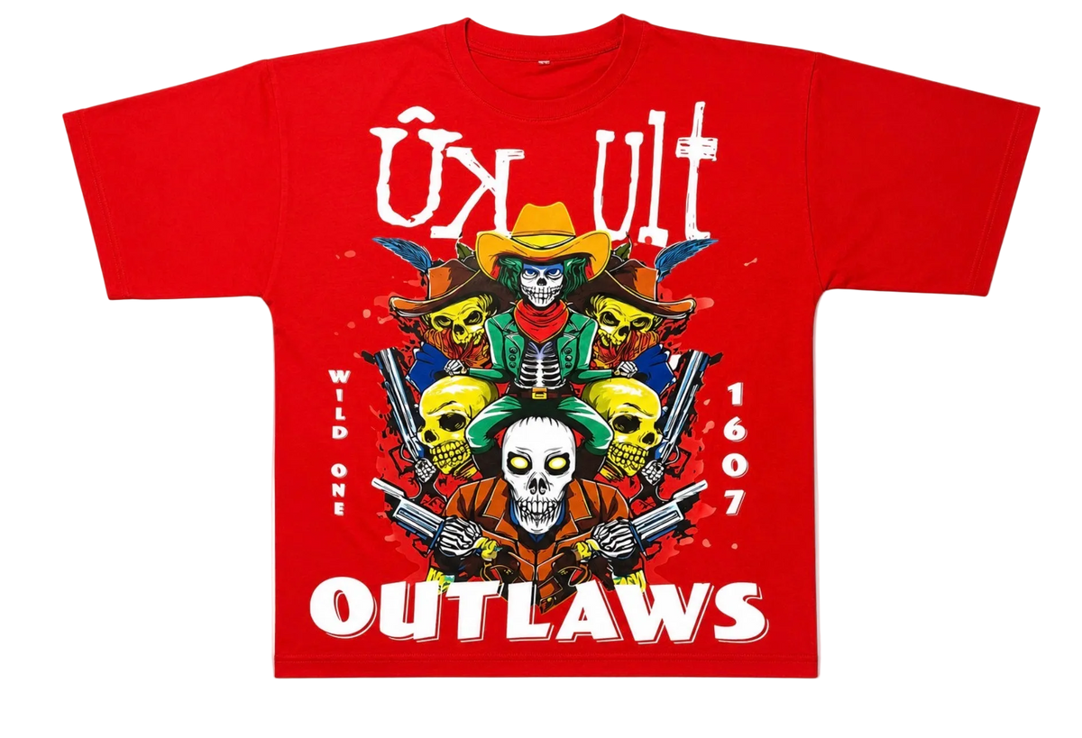 Outlaws T-Shirt  (Red)