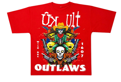 Outlaws T-Shirt  (Red)