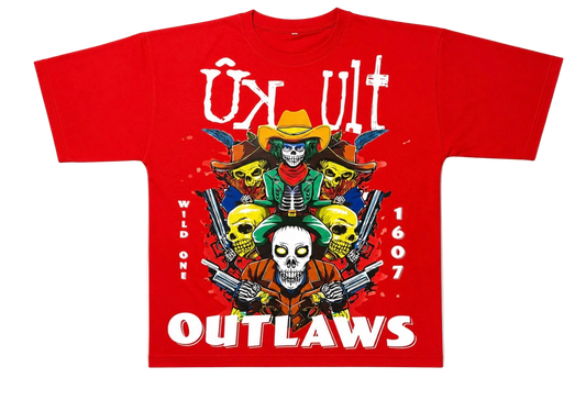Outlaws T-Shirt  (Red)