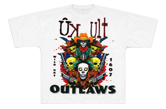 Outlaws T-Shirt  (White)